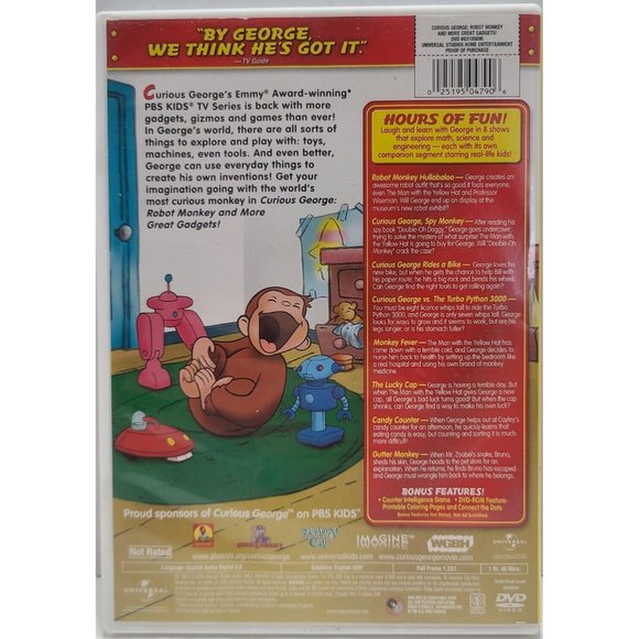 Curious George: Robot Monkey and More Great Gadgets! (DVD) - Picture 2 of 2